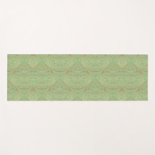 Luxury Elegant Gold Mandela Yoga Mat (Voorkant (horizontaal))