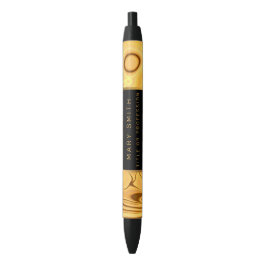 Luxury Elegant Gold Marble Blauwe Inkt Pen