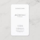 Luxury Elegant Gold Monogram Trendy Sjabloon Chic Visitekaartje (Achterkant)