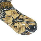 Luxury Elegant Gold N' Black Tropical Flowers Snijplank (Hoek)