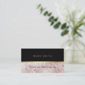 Luxury Elegant Marble Visitekaartje (Staand voorkant)