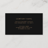 Luxury Elegant Marble Visitekaartje (Achterkant)
