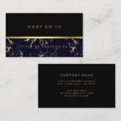 Luxury Elegant Marble Visitekaartje (Voorkant / Achterkant)