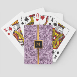 Luxury Elegant Modern Black Gold Marble Pokerkaarten