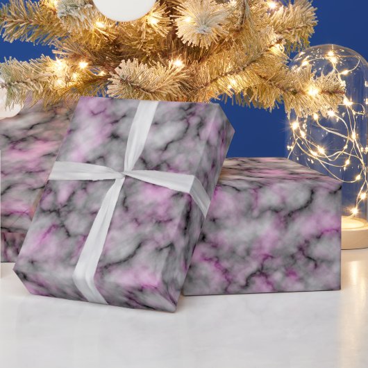 Luxury Elegant Modern Marble Cadeaupapier (Feestdagen)