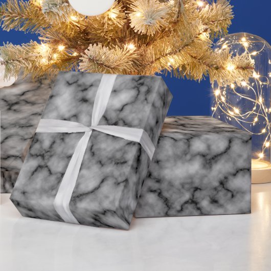 Luxury Elegant Modern Marble Cadeaupapier (Feestdagen)