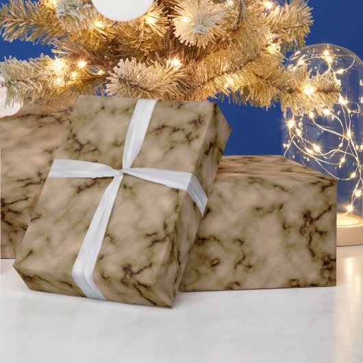 Luxury Elegant Modern Marble Cadeaupapier (Feestdagen)