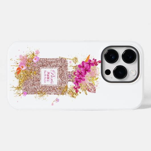 Luxury Elegant Perfume Case-Mate iPhone Case (Achterkant (horizontaal))