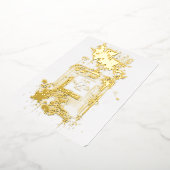 Luxury Elegant Perfume Folie Uitnodiging (Gedraaid)