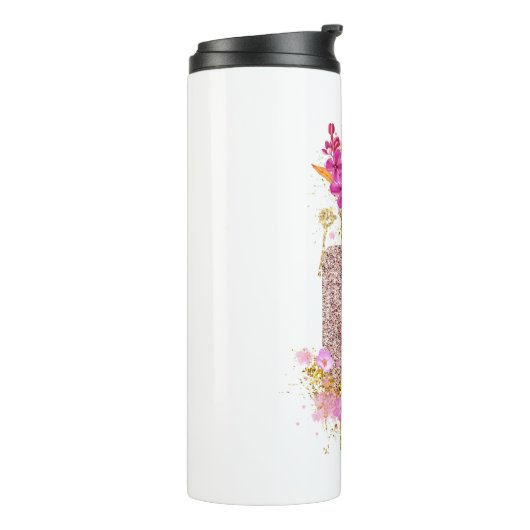 Luxury Elegant Perfume Thermosbeker (Gedraaid links)