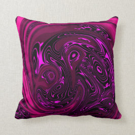 Luxury Elegant Pink Dragon Horse Abstract Kussen