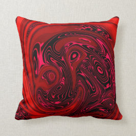 Luxury Elegant Red Dragon Horse Abstract Kussen