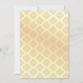 Luxury Emerald Green and Gold Wedding Kaart (Achterkant)