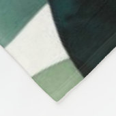 Luxury Emerald Green Gold Botanical Throw Blanket Fleece Deken (Hoek)