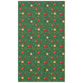 Luxury Emerald Green Gold Christmas Tablecloth Tafelkleed (Voorkant)