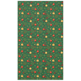 Luxury Emerald Green Gold Christmas Tablecloth Tafelkleed