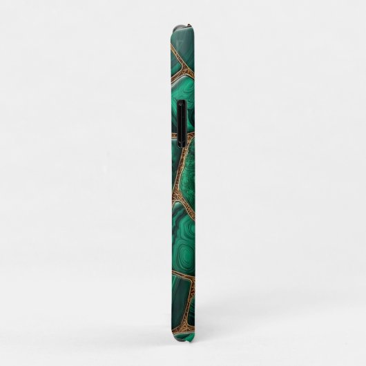 Luxury Emerald Malachite Green Marble Abstract Case-Mate iPhone Case (Achterkant/rechts)