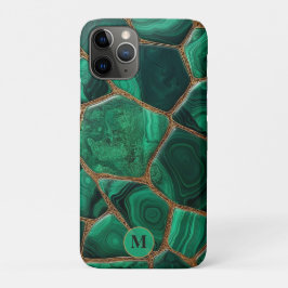 Luxury Emerald Malachite Green Marble Abstract Case-Mate iPhone Case