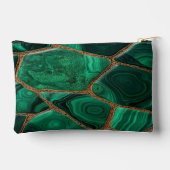 Luxury Emerald Malachite Green Marble Abstract Etui (Achterkant)