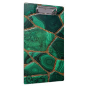 Luxury Emerald Malachite Green Marble Abstract Klembord (Rechts)
