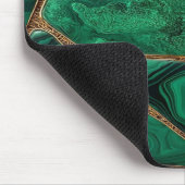 Luxury Emerald Malachite Green Marble Abstract Muismat (Hoek)