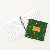 Luxury Emerald Square Holiday Journal Notitieboek (Binnen)