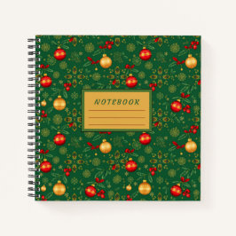 Luxury Emerald Square Holiday Journal Notitieboek