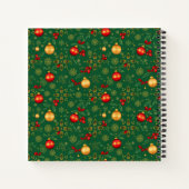 Luxury Emerald Square Holiday Journal Notitieboek (Achterkant)