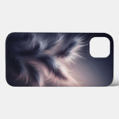 Luxury Ethereal Feather Phone Case - Glowing Soft  (Achterkant (horizontaal))
