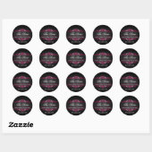 Luxury Event Planner Ronde Sticker (Vel)