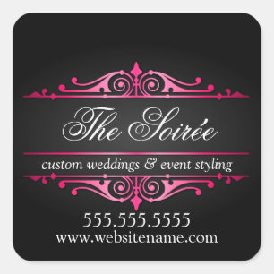 Luxury Event Planner Vierkante Sticker
