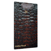 Luxury Executive Monogram Premium Leather Klembord (Rechts)