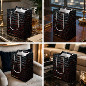 Luxury Executive Monogram Premium Leather Medium Cadeauzakje
