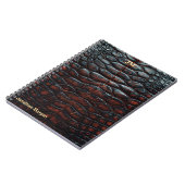 Luxury Executive Monogram Premium Leather Notitieboek (Linkerzijde)