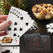 Luxury Executive Monogram Premium Leather Pokerkaarten (Insitu)