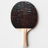 Luxury Executive Monogram Premium Leather Tafeltennisbatje (Achterkant)