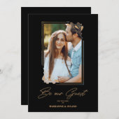 Luxury Fake Golden Branches Fancy Calligraphy (Voorkant / Achterkant)