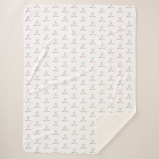 Luxury Faux Fur Sherpa Blanket Deken (Voorkant)