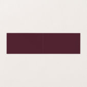 Luxury Faux gradiënt Violet en Bourgogne 2 foto's Visitekaartje (Binnenkant ongevouwen)