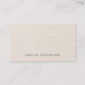 Luxury Faux Leather Certified Accountant QR Code Visitekaartje (Voorkant)