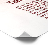 Luxury faux roos goudblad tafelblad 18 poster (Hoek)