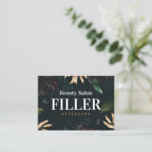Luxury Filler Aftercare Instructions Card Visitekaartje (Staand voorkant)