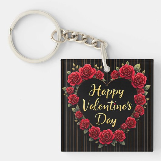 Luxury Floral Beautiful Love Trendy Collection Sleutelhanger (Voorkant)