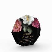 Luxury Floral Black Gold op maat Fotoblokken (Links)