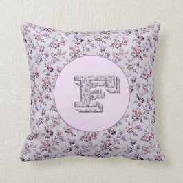 Luxury Flowers Monogram F Kussen