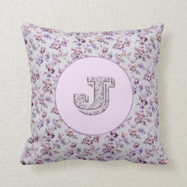Luxury Flowers Monogram J Kussen
