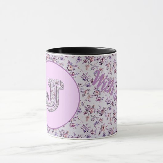 Luxury Flowers Monogram J Mok (Midden)