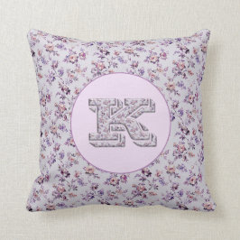 Luxury Flowers Monogram K Kussen