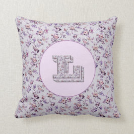 Luxury Flowers Monogram L Kussen