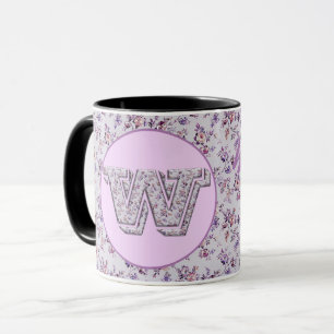 Luxury Flowers Monogram W Mok
